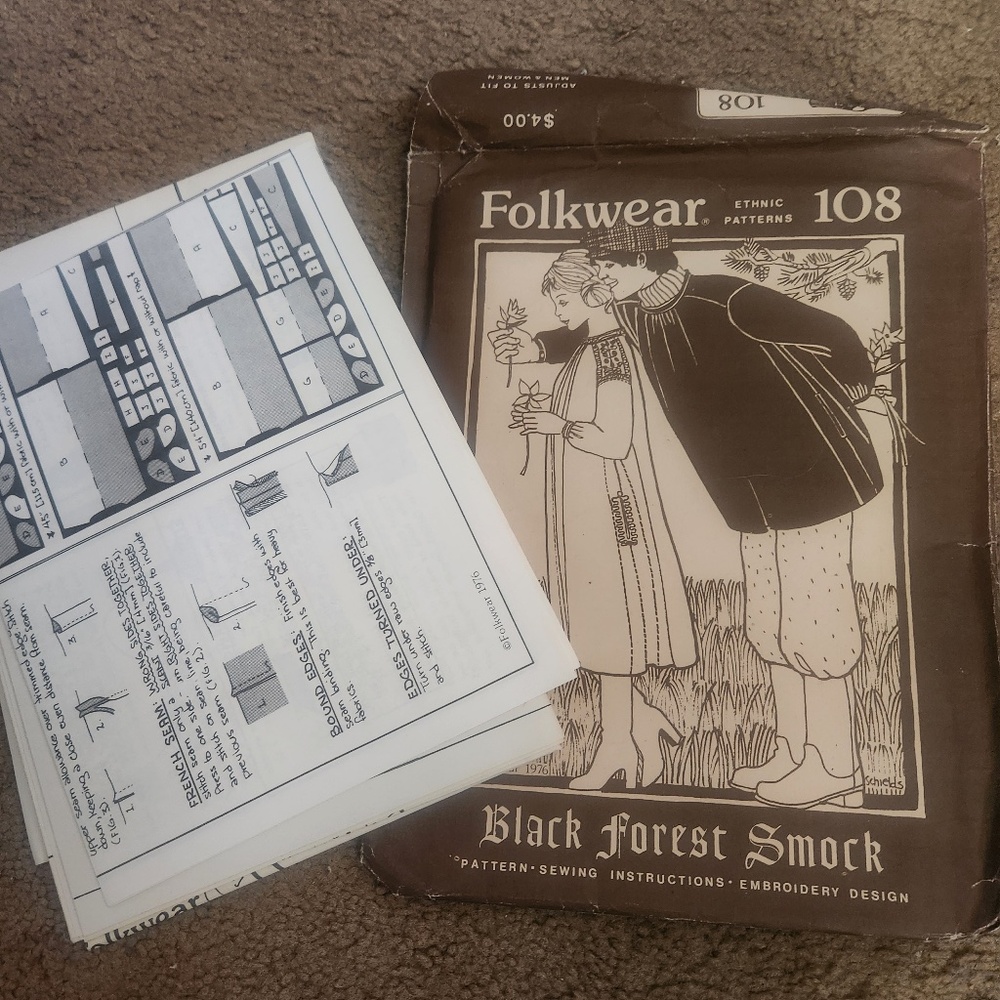 Set of 3 Folkwear patterns. - Picture 7 of 7